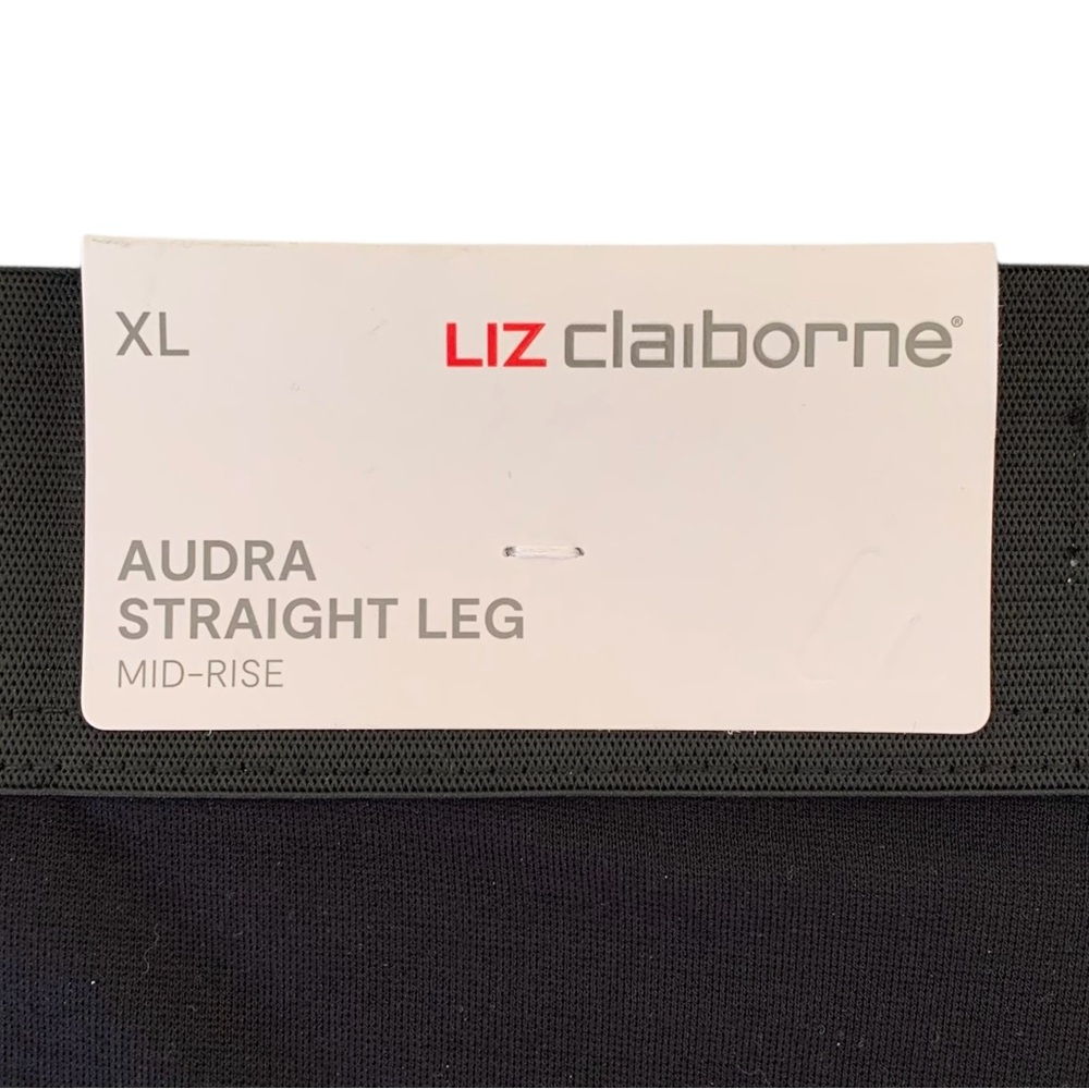 Black “Audra” Ponte Knit Pull-On Pants - Picture 4 of 6